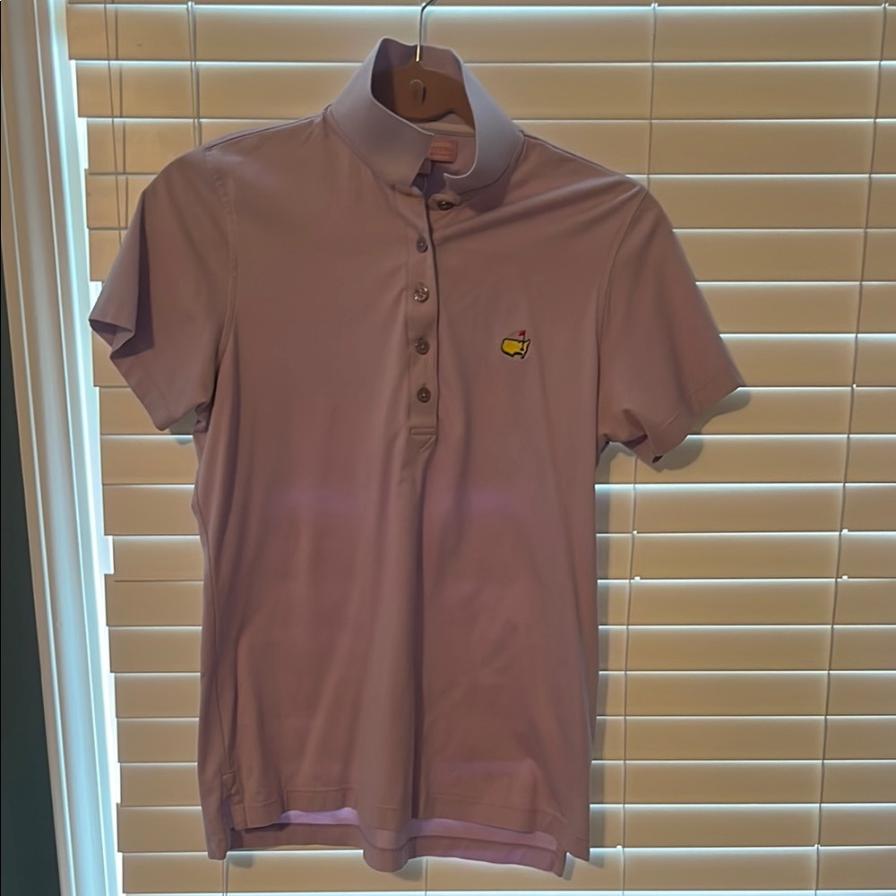Purple Polo Shirt with Embroidered Logo